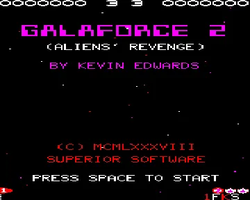 Galaforce 2 (1988)(Superior Software-Acornsoft) screen shot title